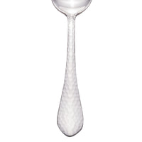 Walco 6307 Ironstone 6 15/16" 18/10 Stainless Steel Extra Heavy Weight Dessert Spoon - 12/Pack