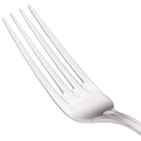 Walco 9605 Ultra 7 5/8" 18/10 Stainless Steel Extra Heavy Weight Dinner Fork - 12/Pack