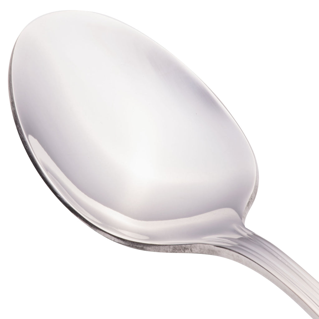 Walco 9607 Ultra 6 15/16" 18/10 Stainless Steel Extra Heavy Weight Dessert Spoon - 12/Pack