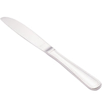Walco 9611 Ultra 7" 18/10 Stainless Steel Extra Heavy Weight Solid Handle Butter Knife - 12/Pack