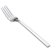 World Tableware 963 030 Elexa 7" 18/0 Stainless Steel Heavy Weight Utility / Dessert Fork - 12/Pack