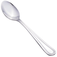 Walco 7129 Marcie 4 7/8" 18/0 Stainless Steel Heavy Weight Demitasse Spoon - 12/Pack