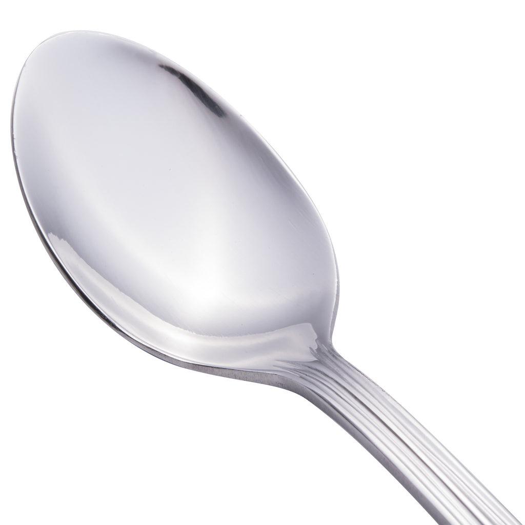 Walco 7129 Marcie 4 7/8" 18/0 Stainless Steel Heavy Weight Demitasse Spoon - 12/Pack