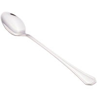 Walco 9704 Prim 7 1/4" 18/10 Stainless Steel Extra Heavy Weight Iced Tea Spoon - 12/Pack