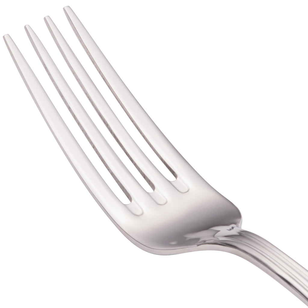 Walco 9705 Prim 7 5/8" 18/10 Stainless Steel Extra Heavy Weight Dinner Fork - 12/Pack