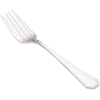 Walco 9714 Prim 7 1/16" 18/10 Stainless Steel Extra Heavy Weight Flat Handle Fish Fork - 12/Pack