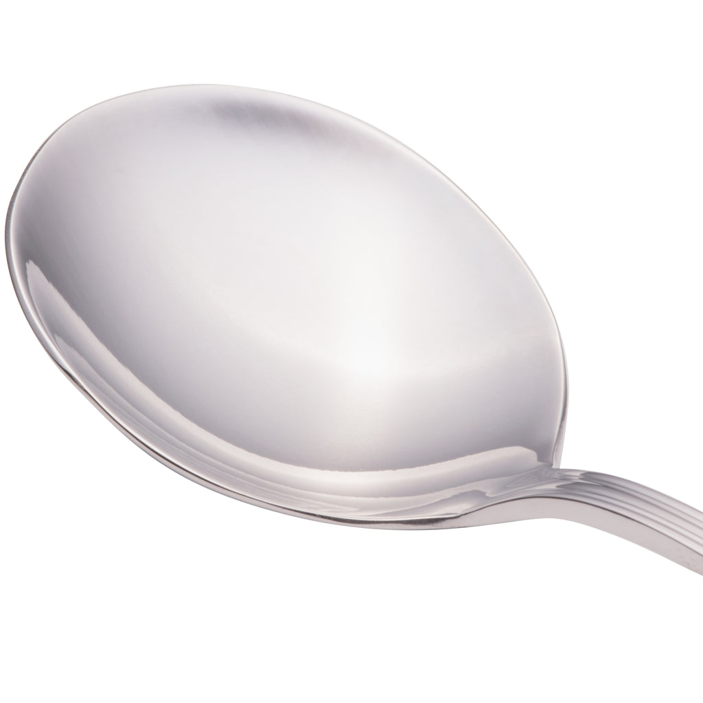 Walco 9712 Prim 6" 18/10 Stainless Steel Extra Heavy Weight Bouillon Spoon - 12/Pack