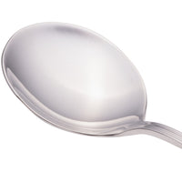 Walco 9712 Prim 6" 18/10 Stainless Steel Extra Heavy Weight Bouillon Spoon - 12/Pack