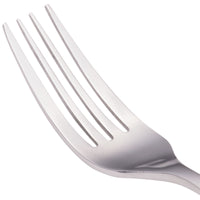 Walco 06051L Freya 8 3/4" 18/0 Stainless Steel Heavy Weight Long European Table Fork - 12/Pack