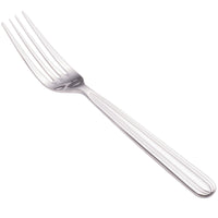 Walco 40051 Maremma 8 1/2" 18/0 Stainless Steel Heavy Weight European Table Fork - 12/Pack