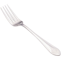 Walco 70051 Meteor 8 1/2" 18/0 Stainless Steel Heavy Weight European Table Fork - 12/Pack
