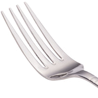 Walco 70051 Meteor 8 1/2" 18/0 Stainless Steel Heavy Weight European Table Fork - 12/Pack