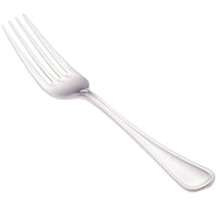 Walco 96051 Ultra 8 1/8" 18/10 Stainless Steel Extra Heavy Weight European Table Fork - 12/Pack