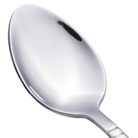 Walco 8001 Art Deco 5 7/8" 18/10 Stainless Steel Extra Heavy Weight Teaspoon - 12/Pack