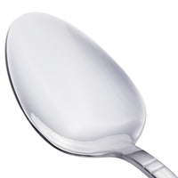 Walco 8003 Art Deco 8 5/16" 18/10 Stainless Steel Extra Heavy Weight Tablespoon / Serving Spoon - 12/Pack