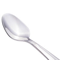 Walco 8029 Art Deco 4 1/2" 18/10 Stainless Steel Extra Heavy Weight Demitasse Spoon - 12/Pack