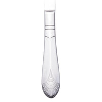 Walco 8045 Art Deco 8 3/4" 18/10 Stainless Steel Extra Heavy Weight Dinner Knife - 12/Pack