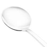 Walco 1212 Erik 6 1/8" 18/10 Stainless Steel Extra Heavy Weight Bouillon Spoon - 12/Pack