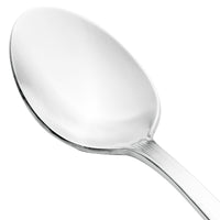 Walco 1801 Bosa Nova 6 1/8" 18/0 Stainless Steel Heavy Weight Teaspoon - 12/Pack