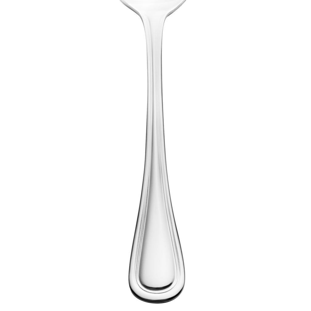 Walco 3507 Lisbon 7 1/16" 18/0 Stainless Steel Heavy Weight Dessert Spoon - 12/Pack