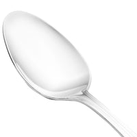 Walco 3507 Lisbon 7 1/16" 18/0 Stainless Steel Heavy Weight Dessert Spoon - 12/Pack