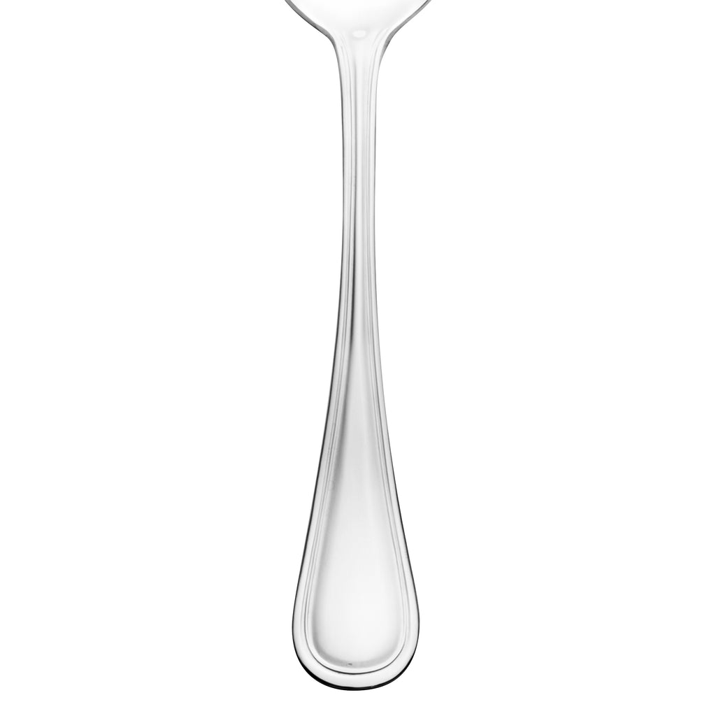 Walco 7107 Marcie 7 1/4" 18/0 Stainless Steel Heavy Weight Dessert Spoon - 12/Pack