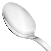 Walco 0929 Semi 4 5/16" 18/10 Stainless Steel Extra Heavy Weight Demitasse Spoon - 12/Pack