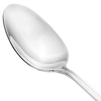 Walco 3503 Lisbon 8 5/16" 18/0 Stainless Steel Heavy Weight Tablespoon / Serving Spoon - 12/Pack