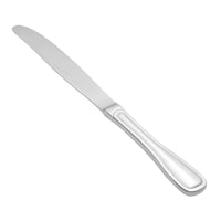 Walco 66451 Saville 9 5/8" 18/0 Stainless Steel Heavy Weight European Dinner Knife - 12/Pack