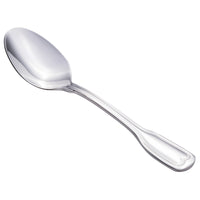 Walco 9329 Luxor 4 3/8" 18/10 Stainless Steel Extra Heavy Weight Demitasse Spoon - 12/Pack