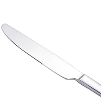 Walco 06451 Freya 9 1/2" 18/0 Stainless Steel Heavy Weight European Table Knife - 12/Pack