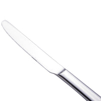 Walco 08451 Star 9 1/4" 18/10 Stainless Steel Extra Heavy Weight European Table Knife - 12/Pack