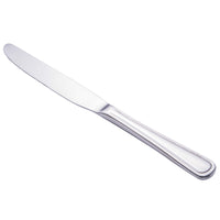 Walco 79451 Balance 9 3/4" 18/0 Stainless Steel Heavy Weight European Table Knife - 12/Pack