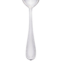 Reed & Barton RB110-002 Berkshire Matte 7 1/8" 18/10 Stainless Steel Extra Heavy Weight Dessert Spoon - 12/Pack