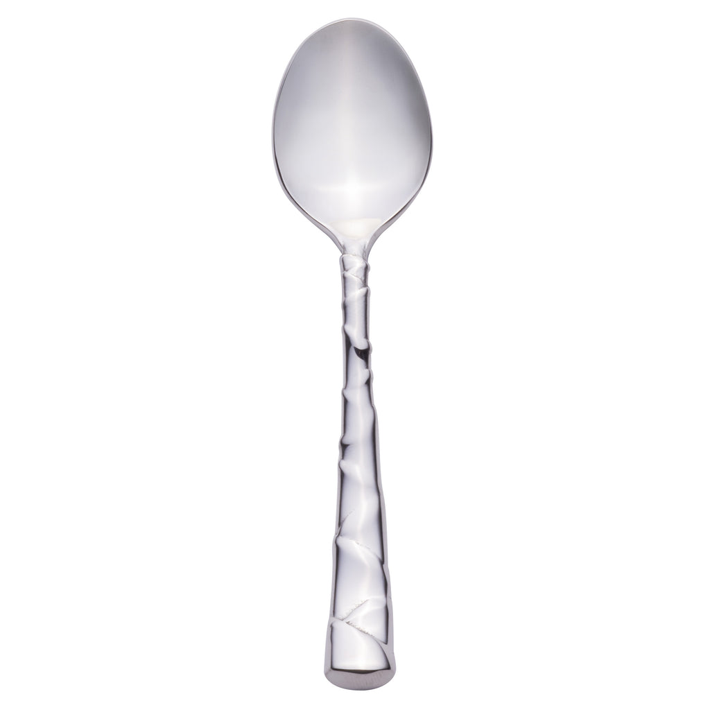 Reed & Barton RB111-007 Captiva 4 1/4" 18/10 Stainless Steel Extra Heavy Weight Demitasse Spoon - 12/Pack