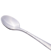 Reed & Barton RB118-007 Hollis 4 1/4" 18/10 Stainless Steel Extra Heavy Weight Demitasse Spoon - 12/Pack