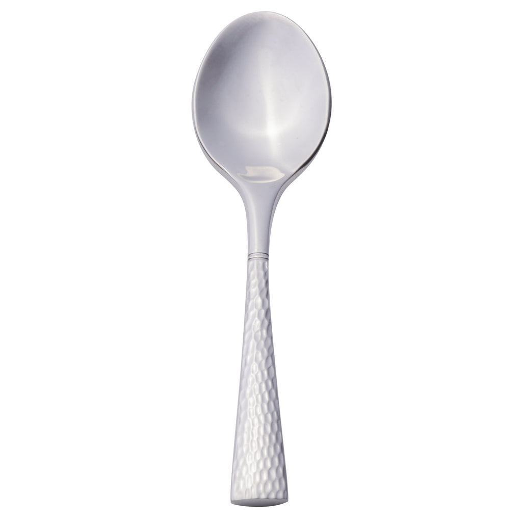 Reed & Barton RB118-007 Hollis 4 1/4" 18/10 Stainless Steel Extra Heavy Weight Demitasse Spoon - 12/Pack