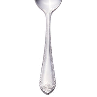 Reed & Barton RB120-007 London 4 1/4" 18/10 Stainless Steel Extra Heavy Weight Demitasse Spoon - 12/Pack