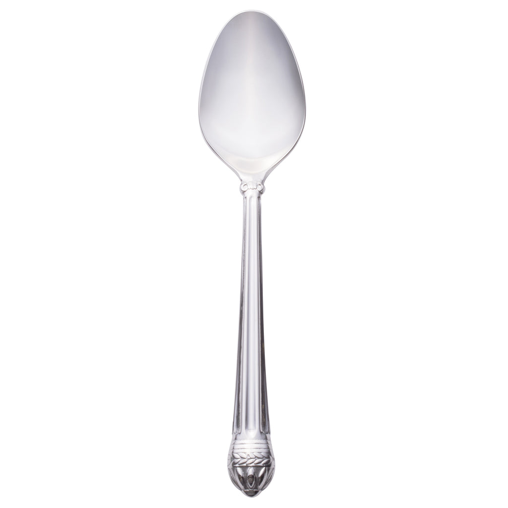 Reed & Barton RB123-002 Portico 7 1/8" 18/10 Stainless Steel Extra Heavy Weight Dessert Spoon - 12/Pack