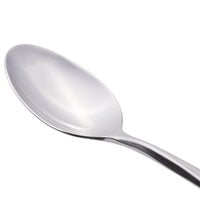 Reed & Barton RB124-002 R&B Soho 7 3/8" 18/10 Stainless Steel Extra Heavy Weight Dessert Spoon - 12/Pack