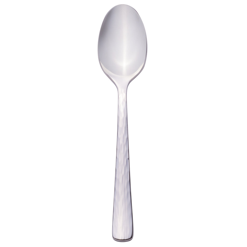 Reed & Barton RB127-007 Silver Echo 4 3/8" 18/10 Stainless Steel Extra Heavy Weight Demitasse Spoon - 12/Pack