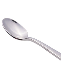 Reed & Barton RB127-007 Silver Echo 4 3/8" 18/10 Stainless Steel Extra Heavy Weight Demitasse Spoon - 12/Pack