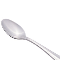 World Tableware 213 007 Baguette 4 3/4" 18/0 Stainless Steel Heavy Weight Demitasse Spoon - 12/Pack
