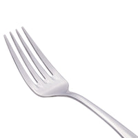 World Tableware 213 030 Baguette 7 1/4" 18/0 Stainless Steel Heavy Weight Dessert Fork - 12/Pack