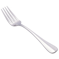 World Tableware 213 039 Baguette 8 1/2" 18/0 Stainless Steel Heavy Weight European Dinner Fork - 12/Pack