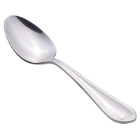 World Tableware 239 001 Antique 6" 18/0 Stainless Steel Heavy Weight Teaspoon - 12/Pack