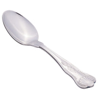 World Tableware 244 001 Kings 6" 18/0 Stainless Steel Heavy Weight Teaspoon - 12/Pack