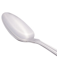 World Tableware 244 003 Kings 8 3/4" 18/0 Stainless Steel Heavy Weight Tablespoon / Serving Spoon - 12/Pack