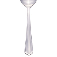 World Tableware 256 002 Cortland 7 1/8" 18/0 Stainless Steel Heavy Weight Dessert Spoon - 12/Pack