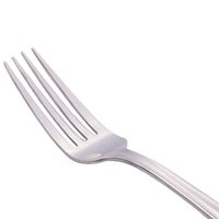 World Tableware 256 039 Cortland 8" 18/0 Stainless Steel Heavy Weight European Dinner Fork - 12/Pack